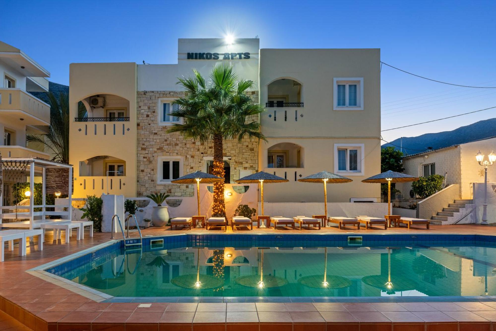 Nikos Apartments Stalida Eksteriør billede
