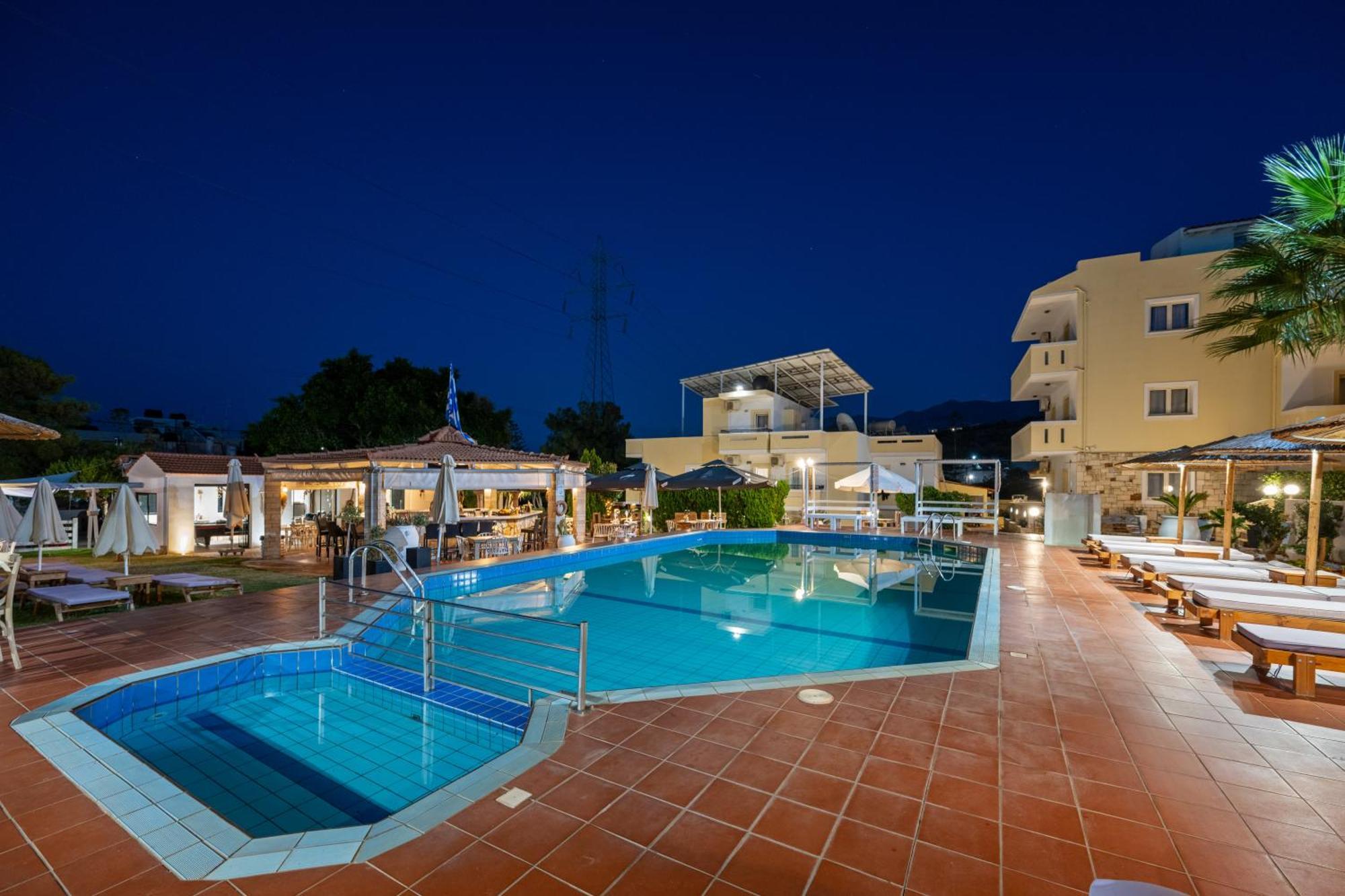 Nikos Apartments Stalida Eksteriør billede